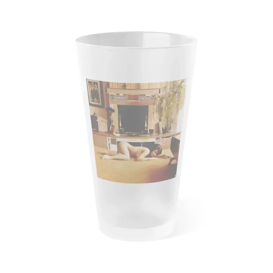 Delores Wells #26 (Vintage Female Icon) Frosted Pint Glass 16oz 16oz Frosted - Go Mug Yourself