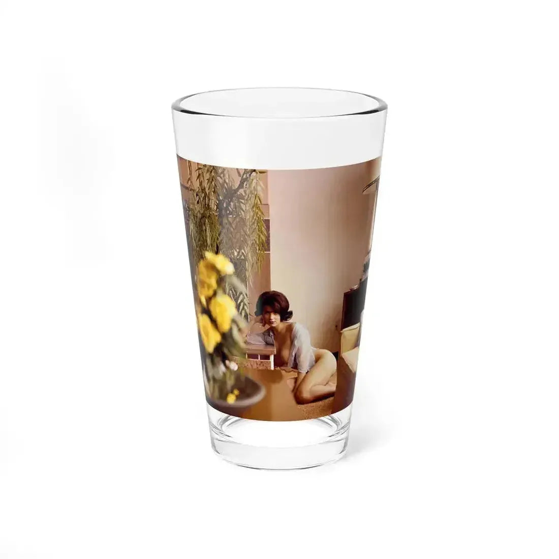 Delores Wells #27 (Vintage Female Icon) Pint Glass 16oz 16oz - Go Mug Yourself