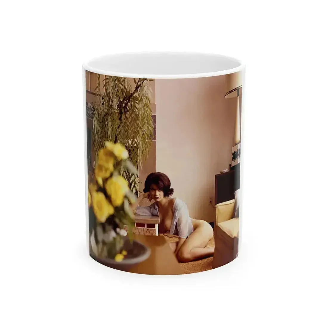 Delores Wells #27 (Vintage Female Icon) White Coffee Mug 11oz - Go Mug Yourself