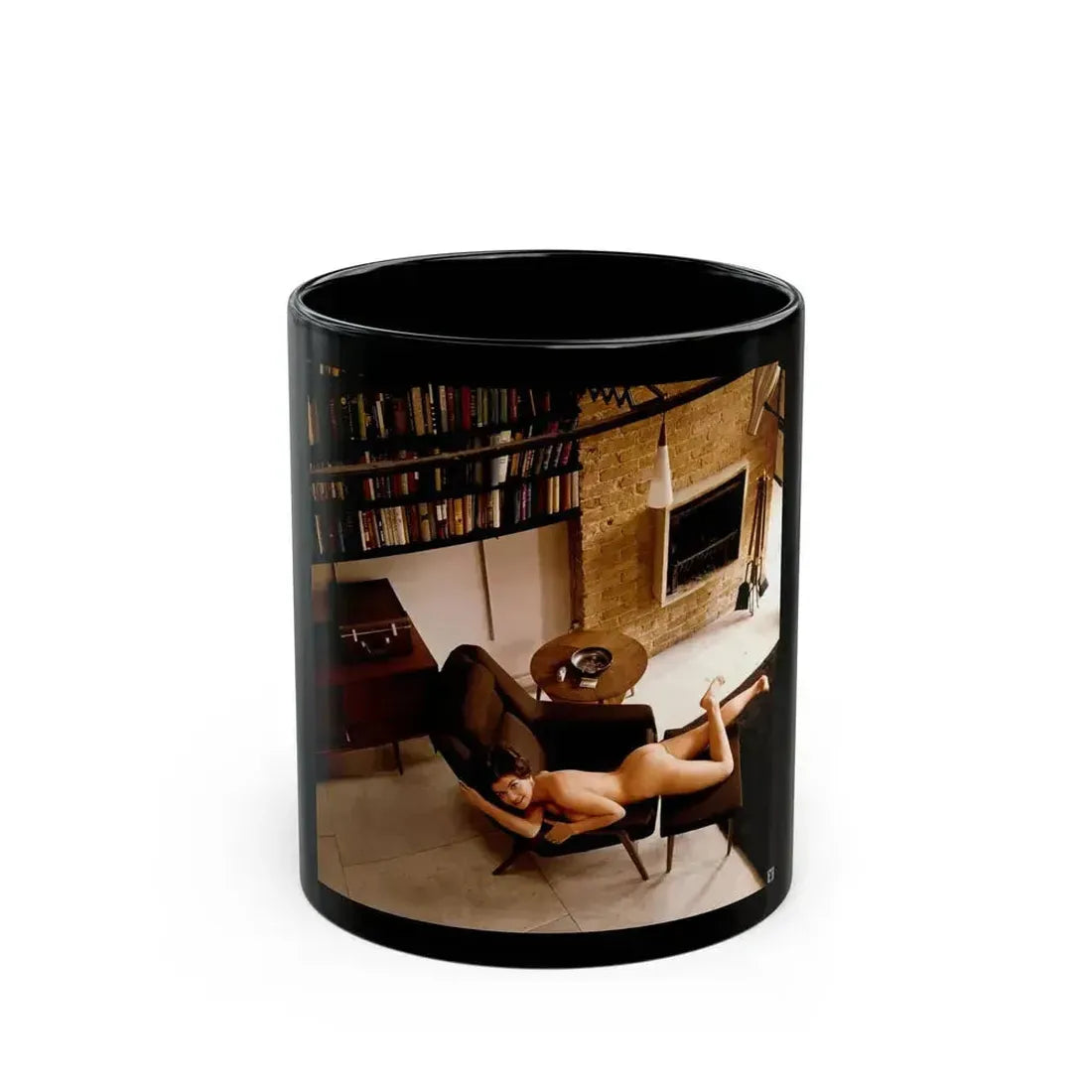 Delores Wells #28 (Vintage Female Icon) Black Coffee Mug 11oz - Go Mug Yourself