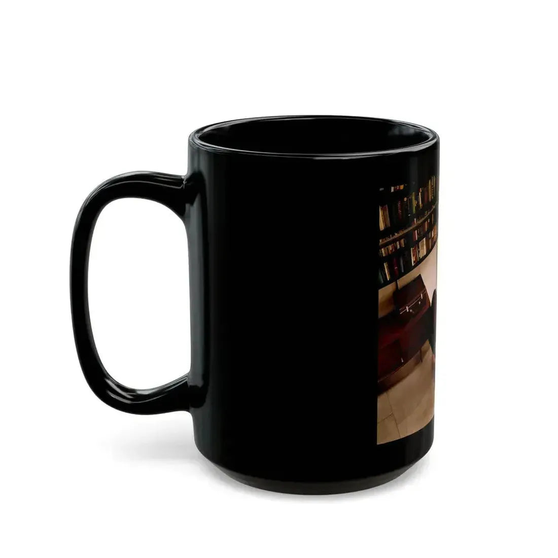 Delores Wells #28 (Vintage Female Icon) Black Coffee Mug - Go Mug Yourself