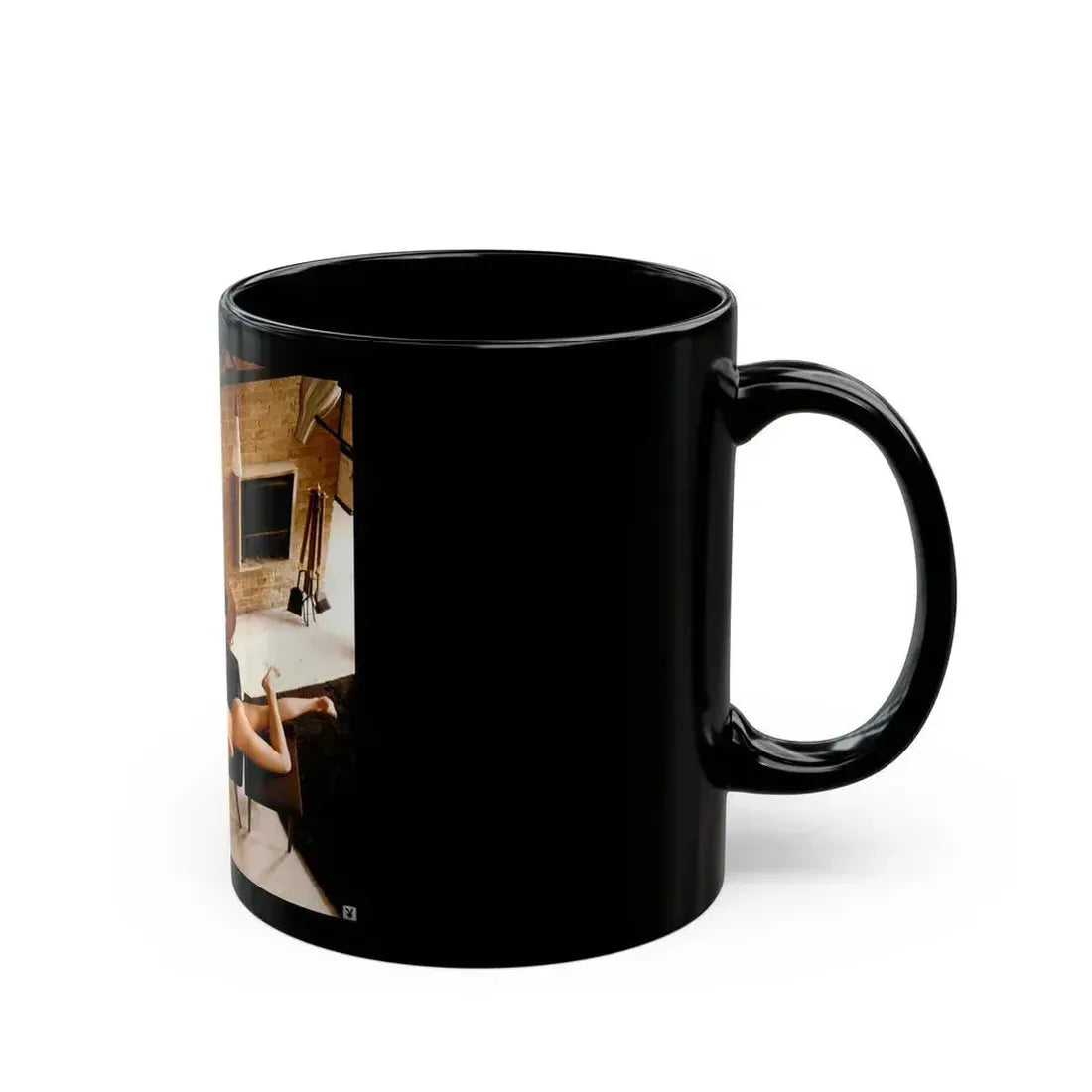 Delores Wells #28 (Vintage Female Icon) Black Coffee Mug - Go Mug Yourself