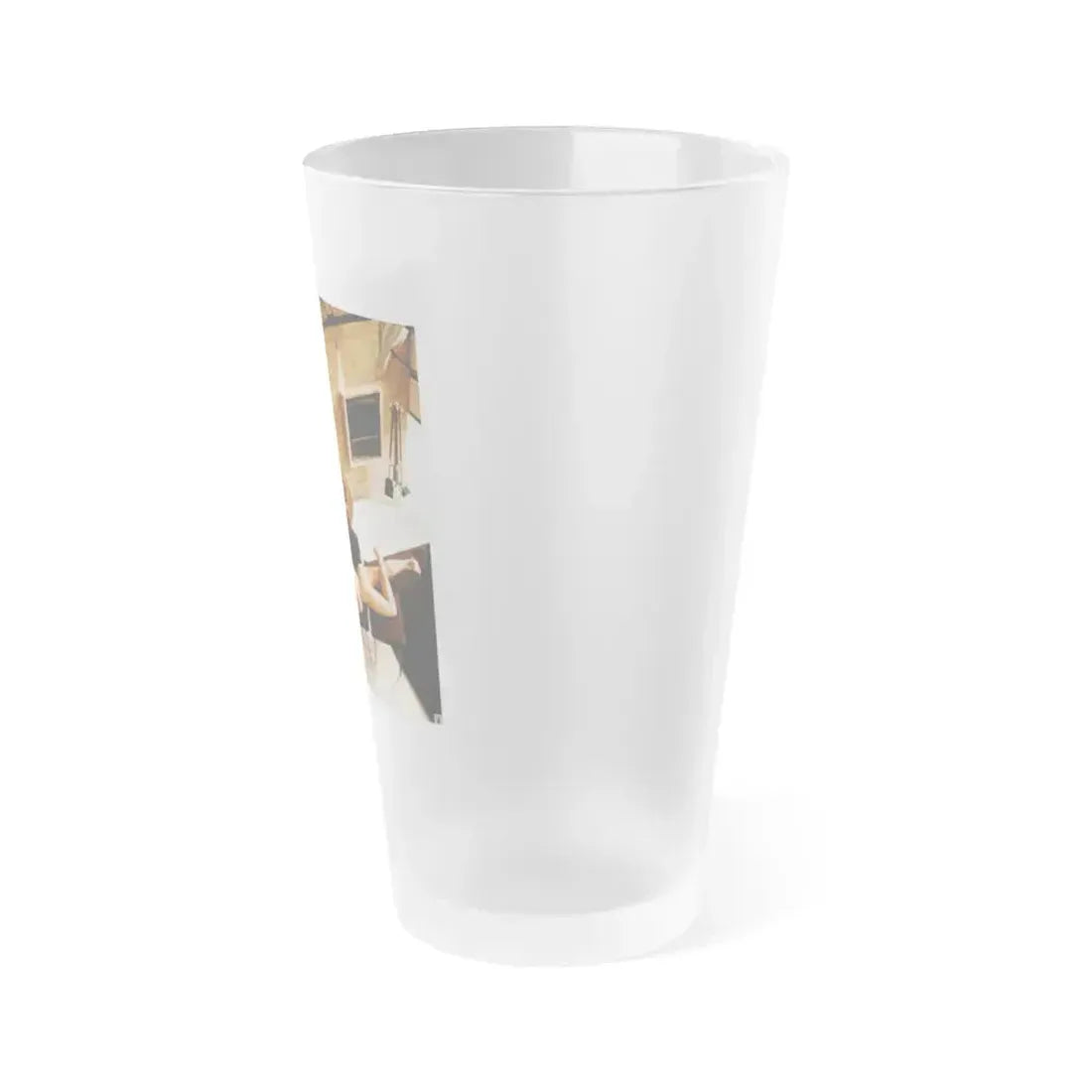 Delores Wells #28 (Vintage Female Icon) Frosted Pint Glass 16oz - Go Mug Yourself