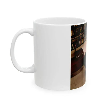 Delores Wells #28 (Vintage Female Icon) White Coffee Mug - Go Mug Yourself