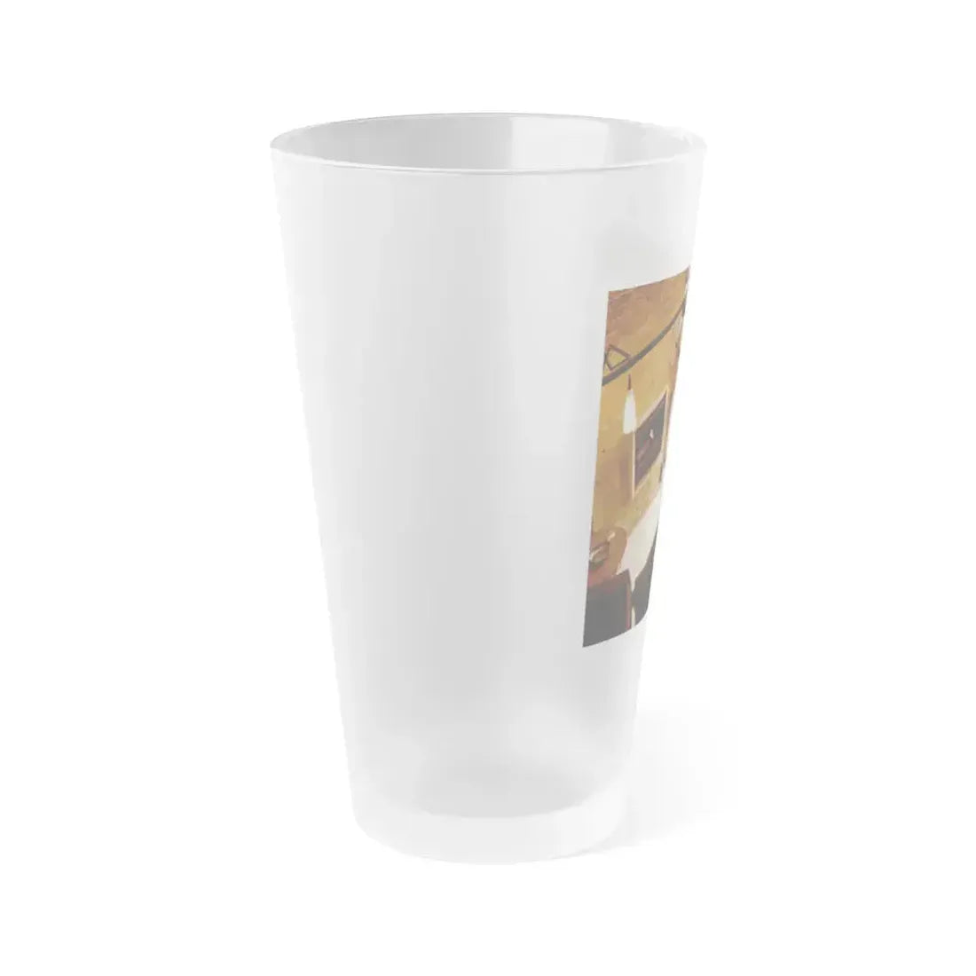 Delores Wells #29 (Vintage Female Icon) Frosted Pint Glass 16oz - Go Mug Yourself