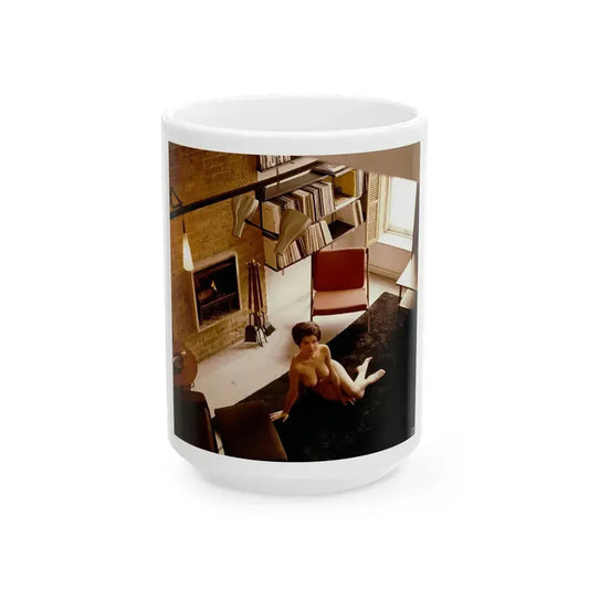 Delores Wells #29 (Vintage Female Icon) White Coffee Mug 15oz - Go Mug Yourself