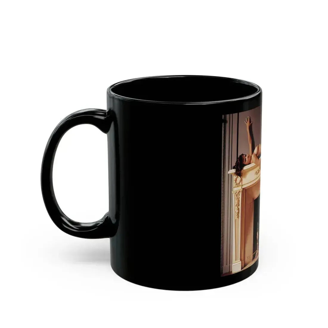 Delores Wells #30 (Vintage Female Icon) Black Coffee Mug - Go Mug Yourself