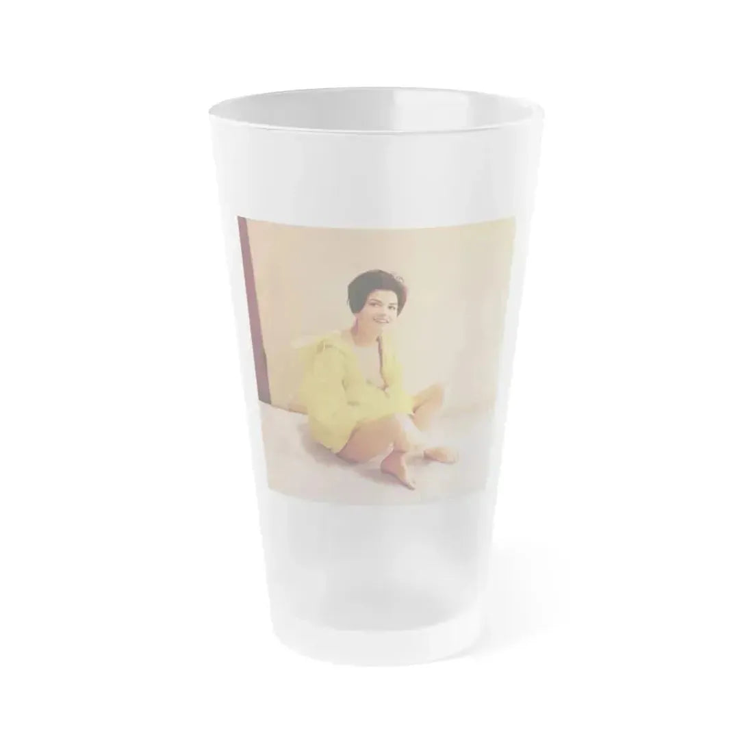 Delores Wells #31 (Vintage Female Icon) Frosted Pint Glass 16oz 16oz Frosted - Go Mug Yourself