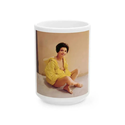 Delores Wells #31 (Vintage Female Icon) White Coffee Mug 15oz - Go Mug Yourself
