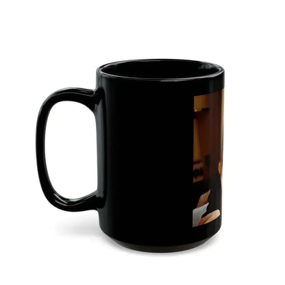Delores Wells #32 (Vintage Female Icon) Black Coffee Mug - Go Mug Yourself