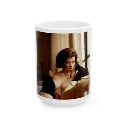 Delores Wells #32 (Vintage Female Icon) White Coffee Mug 15oz - Go Mug Yourself