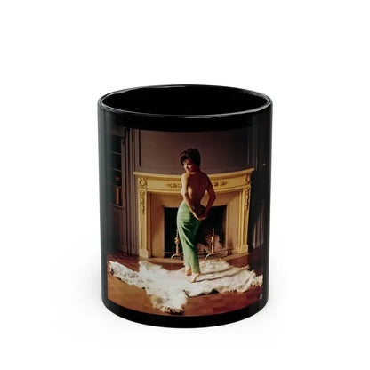 Delores Wells #34 (Vintage Female Icon) Black Coffee Mug 11oz - Go Mug Yourself