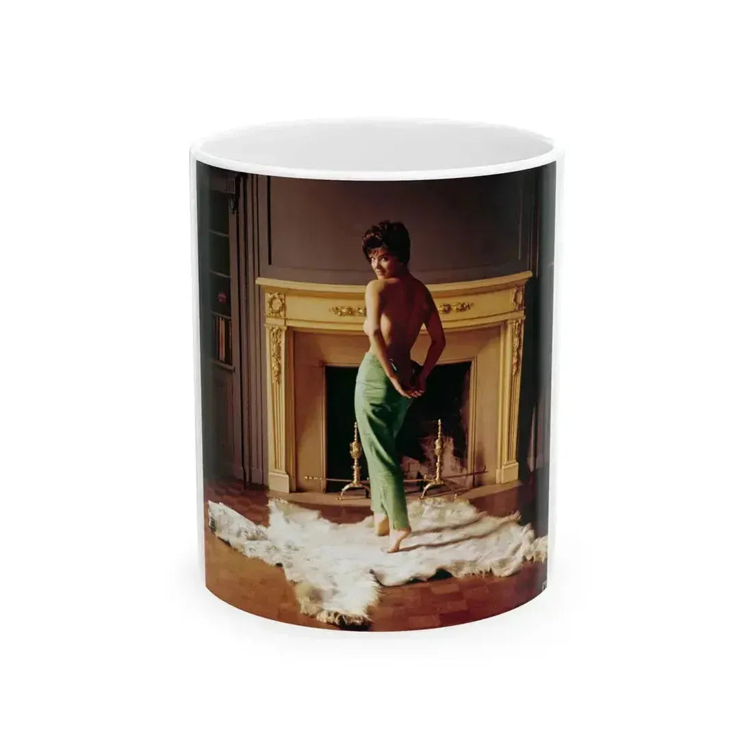 Delores Wells #34 (Vintage Female Icon) White Coffee Mug 11oz - Go Mug Yourself