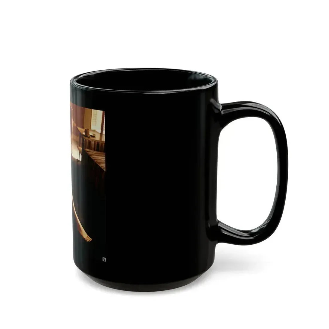Delores Wells #35 (Vintage Female Icon) Black Coffee Mug - Go Mug Yourself