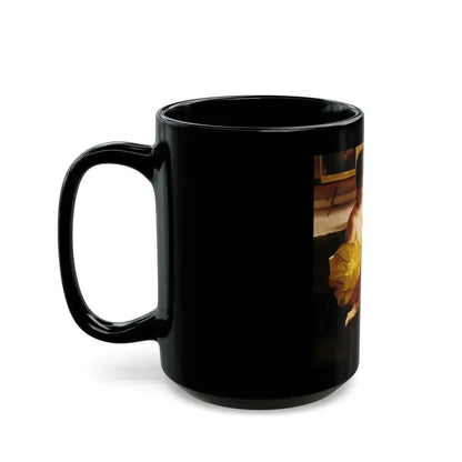 Delores Wells #35 (Vintage Female Icon) Black Coffee Mug - Go Mug Yourself