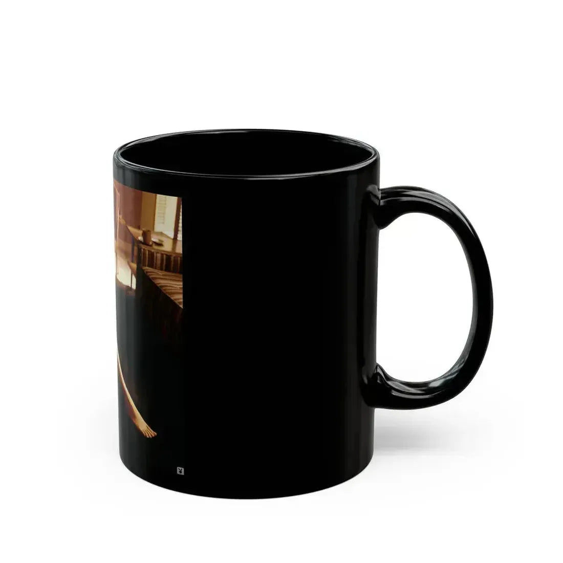 Delores Wells #35 (Vintage Female Icon) Black Coffee Mug - Go Mug Yourself