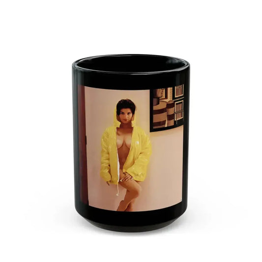 Delores Wells #36 (Vintage Female Icon) Black Coffee Mug 15oz - Go Mug Yourself