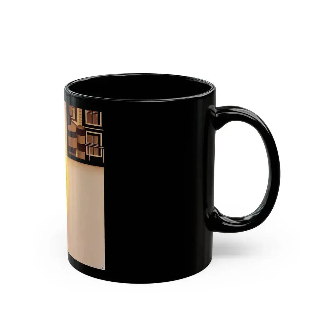 Delores Wells #36 (Vintage Female Icon) Black Coffee Mug - Go Mug Yourself