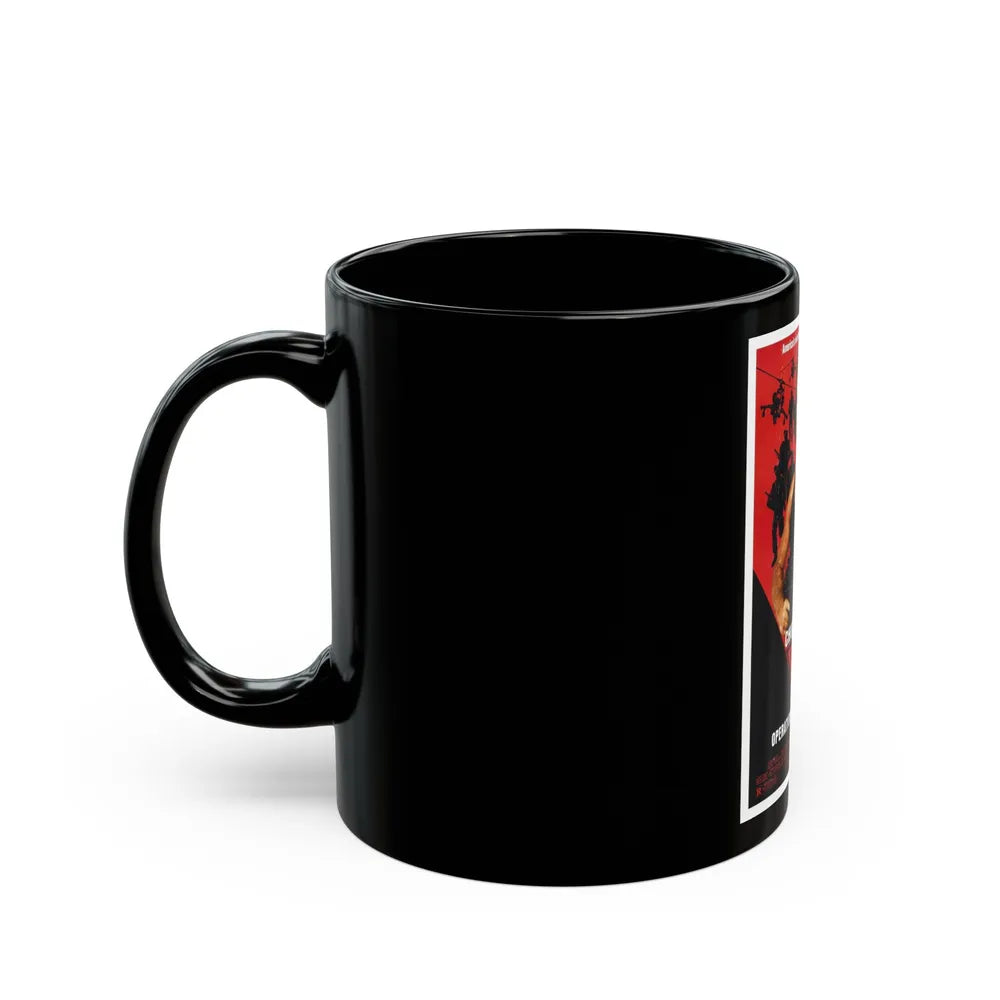 DELTA FORCE 2 1990 Movie Poster - Black Coffee Mug-Go Mug Yourself