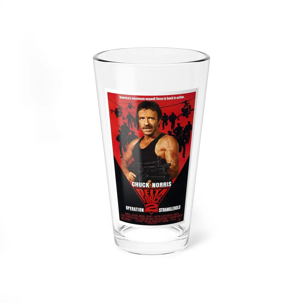 DELTA FORCE 2 1990 Movie Poster - Pint Glass 16oz-16oz-Go Mug Yourself