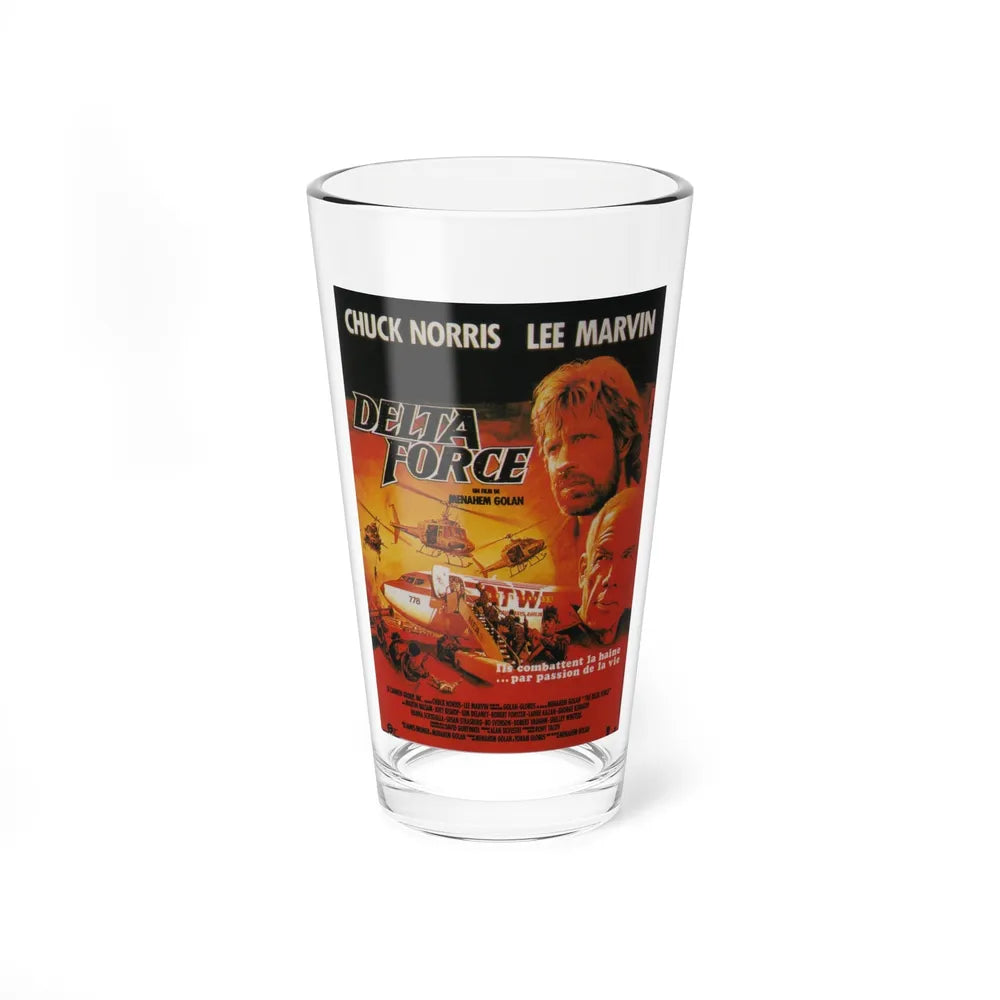 DELTA FORCE (FRENCH) 1986 Movie Poster - Pint Glass 16oz-16oz-Go Mug Yourself