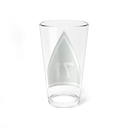 Delta road 71 shield (Virginia) (Road Sign) Pint Glass 16oz - Go Mug Yourself