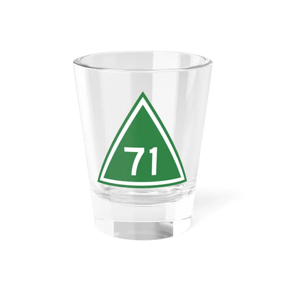 Delta road 71 shield (Virginia) (Road Sign) Shot Glass 1.5oz 1.5oz - Go Mug Yourself