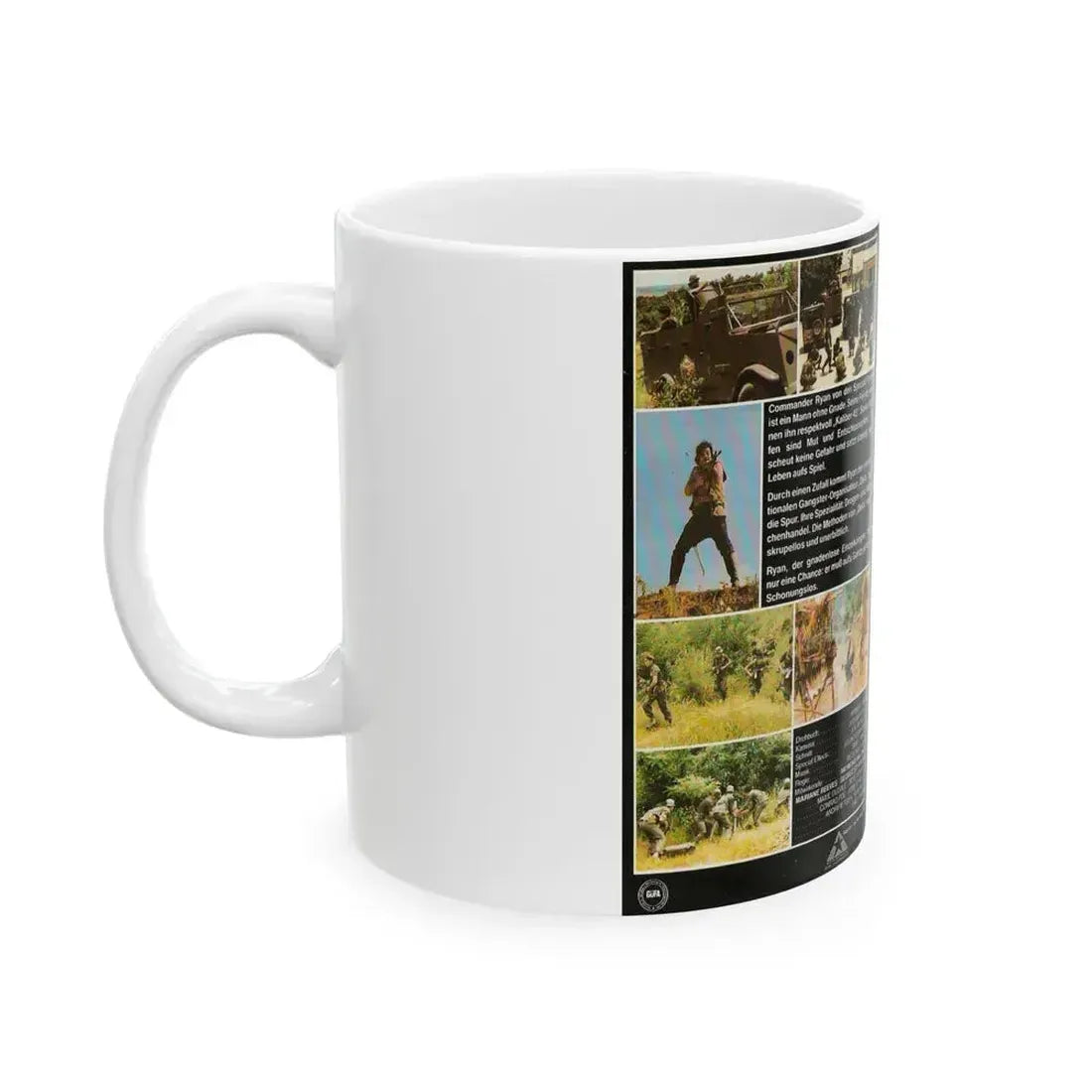 DELTA TERROR (VHS COVER) - White Coffee Mug - Go Mug Yourself