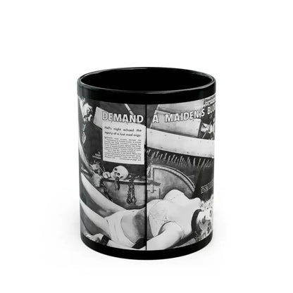 Demand A Maiden's Blood, World of Men, January 1968 - Black Coffee Mug 11oz - Go Mug Yourself