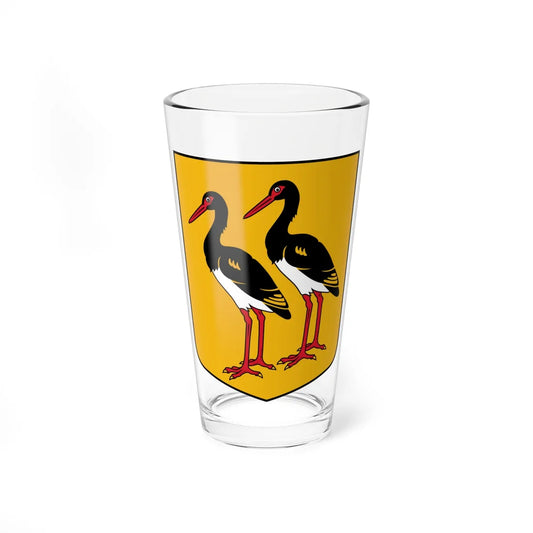 Demenes pagasta ģerbonis (Latvia) (Coat of Arms) Pint Glass 16oz 16oz - Go Mug Yourself