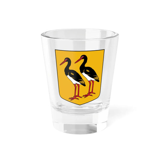 Demenes pagasta ģerbonis (Latvia) (Coat of Arms) Shot Glass 1.5oz 1.5oz - Go Mug Yourself