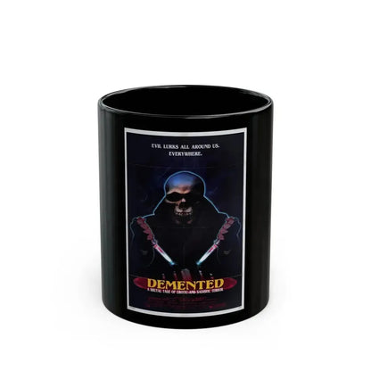 DEMENTED 1980 Movie Poster - Black Coffee Mug 11oz - Go Mug Yourself