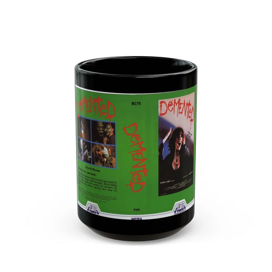 DEMENTED (VHS COVER) - Black Coffee Mug-15oz-Go Mug Yourself