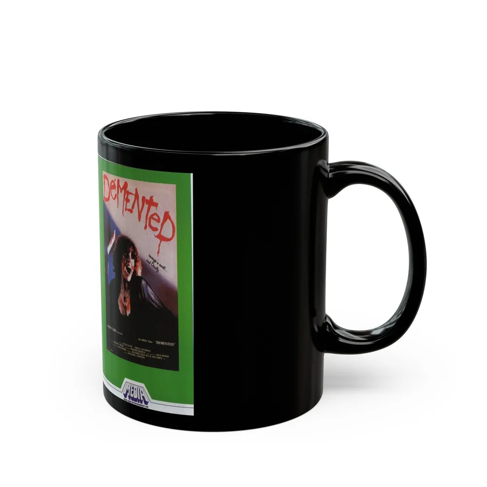 DEMENTED (VHS COVER) - Black Coffee Mug-Go Mug Yourself