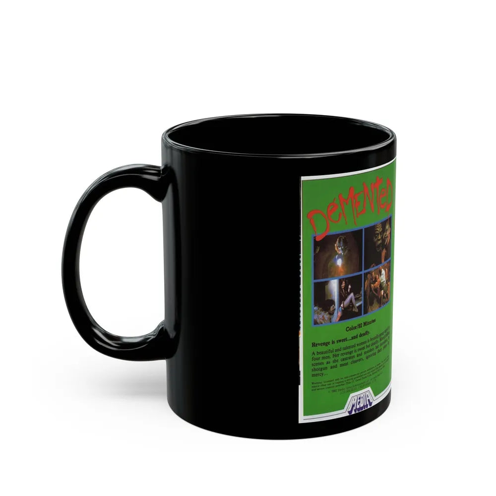 DEMENTED (VHS COVER) - Black Coffee Mug-Go Mug Yourself