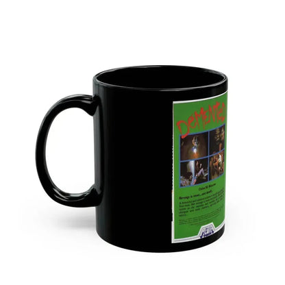 DEMENTED (VHS COVER) - Black Coffee Mug - Go Mug Yourself