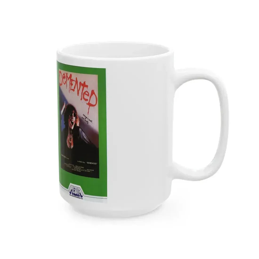 DEMENTED (VHS COVER) - White Coffee Mug - Go Mug Yourself