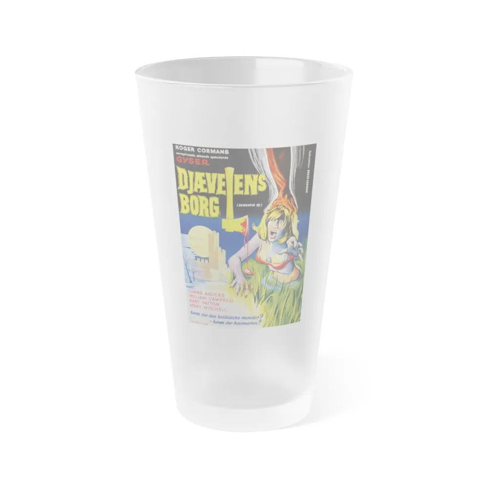 DEMENTIA 13 (DANISH) 1963 Movie Poster - Frosted Pint Glass 16oz-16oz-Frosted-Go Mug Yourself