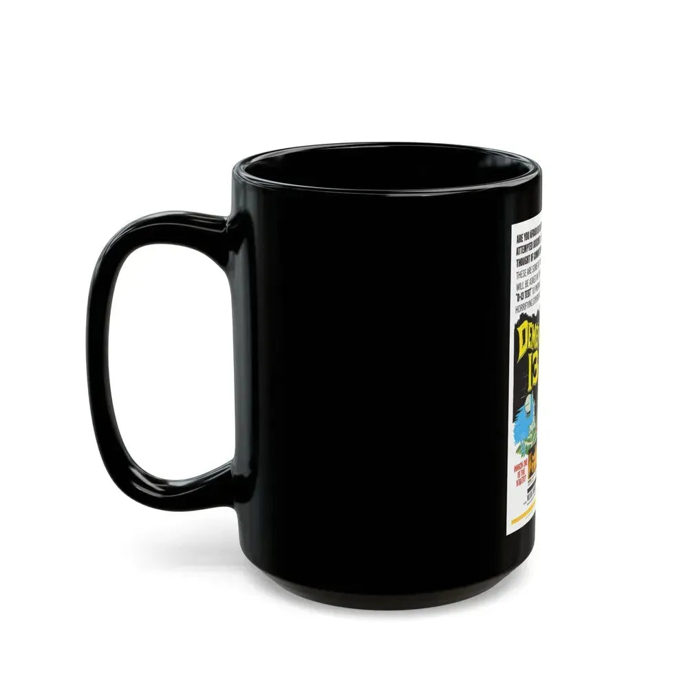 DEMENTIA 13 (THE HAUNTED AND THE HUNTED) 1963 Movie Poster - Black Coffee Mug - Go Mug Yourself