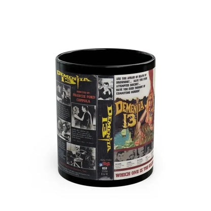 DEMENTIA 13 (VHS COVER) - Black Coffee Mug 11oz - Go Mug Yourself