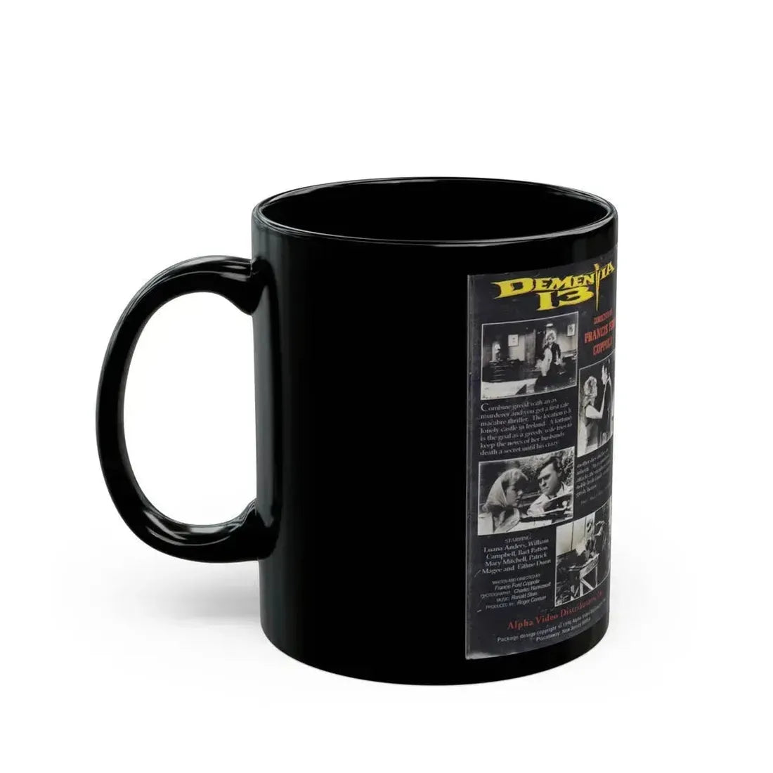 DEMENTIA 13 (VHS COVER) - Black Coffee Mug - Go Mug Yourself