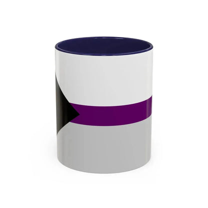 Demisexual Pride Pride Flag - Accent Coffee Mug 11oz Navy - Go Mug Yourself