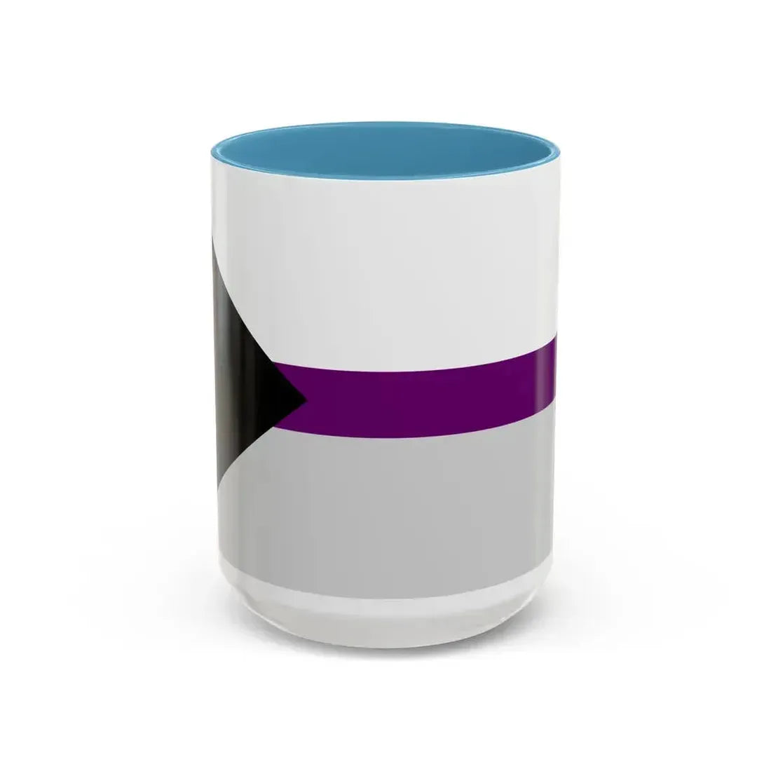 Demisexual Pride Pride Flag - Accent Coffee Mug 15oz Light Blue - Go Mug Yourself