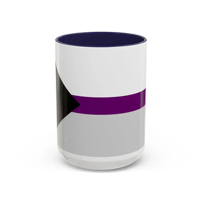 Demisexual Pride Pride Flag - Accent Coffee Mug 15oz Navy - Go Mug Yourself