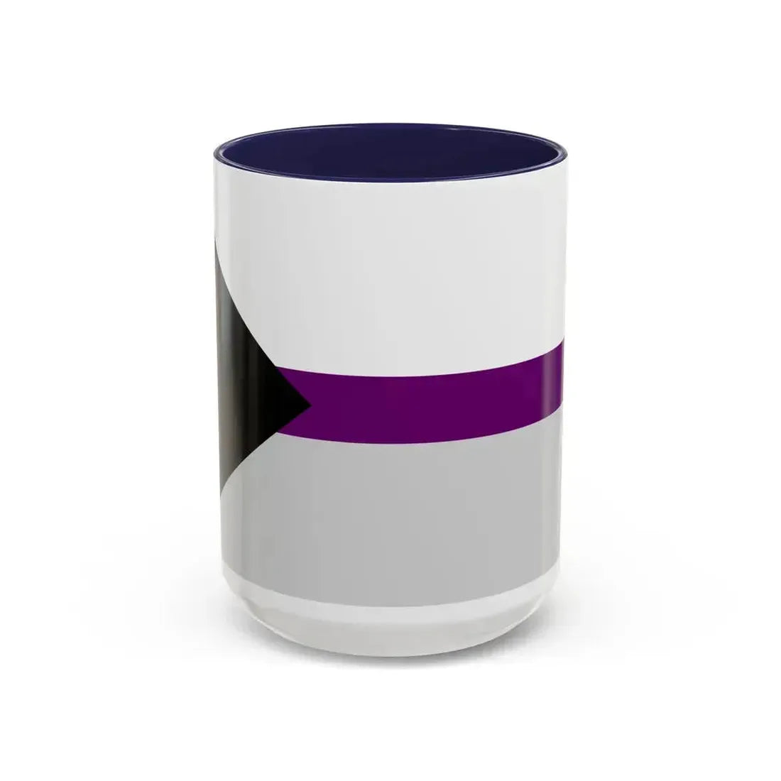 Demisexual Pride Pride Flag - Accent Coffee Mug 15oz Navy - Go Mug Yourself