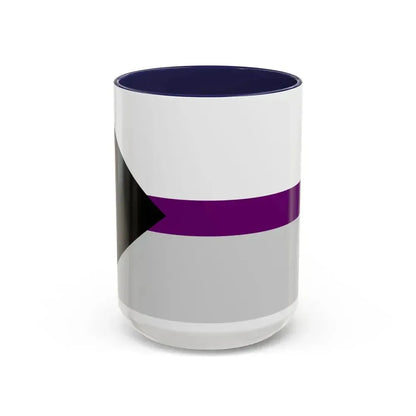 Demisexual Pride Pride Flag - Accent Coffee Mug 15oz Navy - Go Mug Yourself