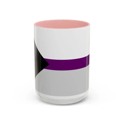 Demisexual Pride Pride Flag - Accent Coffee Mug 15oz Pink - Go Mug Yourself