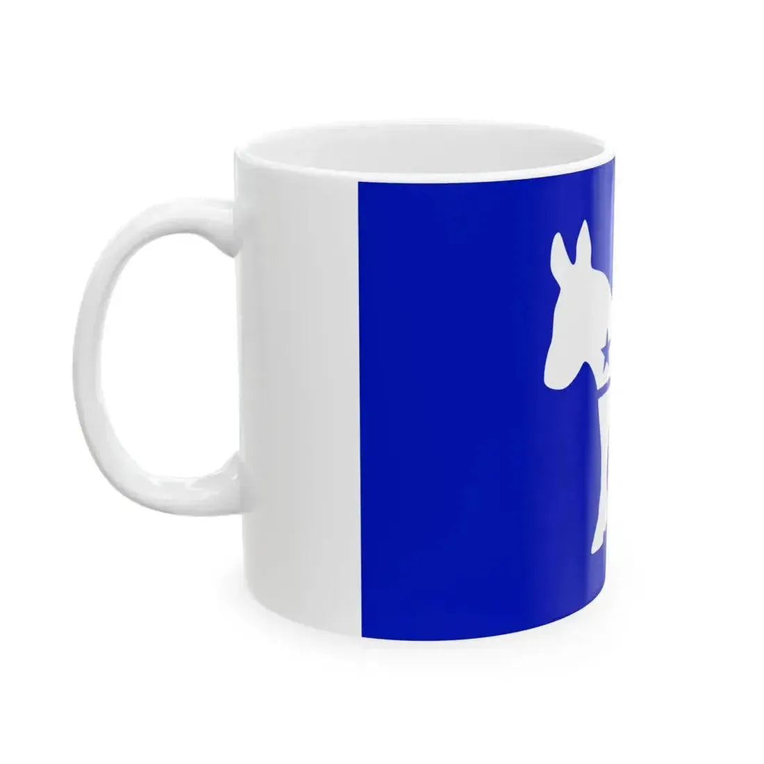 Democratic Party USA Flag (United States) White Coffee Mug - Go Mug Yourself