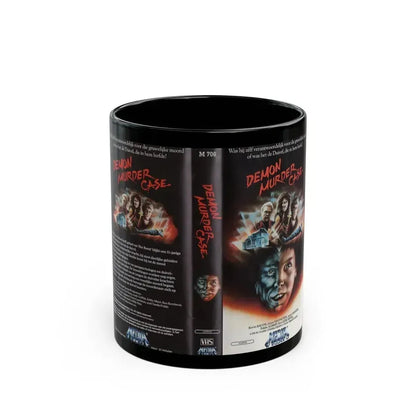 DEMON MURDER CASE (VHS COVER) - Black Coffee Mug 11oz - Go Mug Yourself