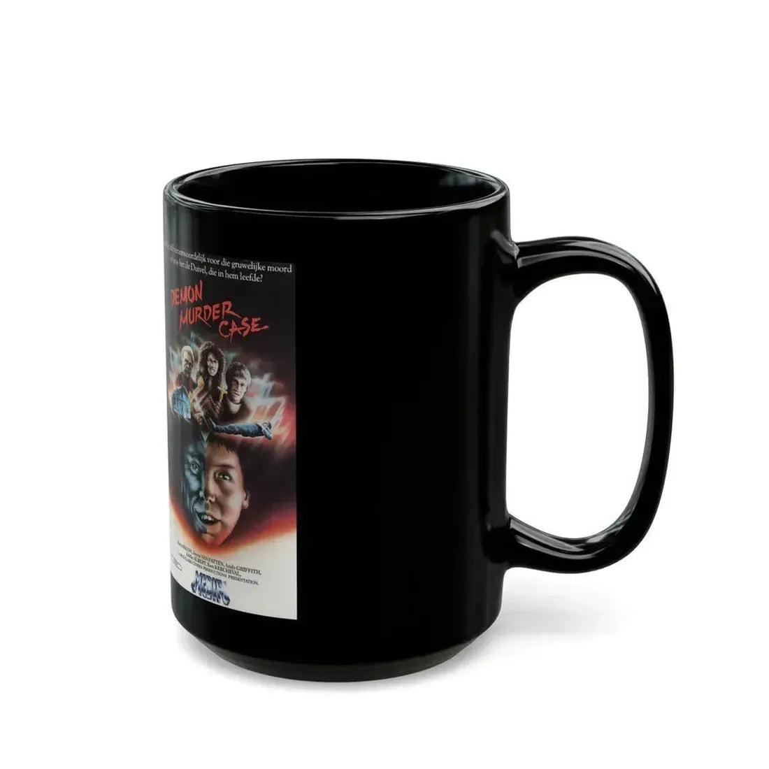 DEMON MURDER CASE (VHS COVER) - Black Coffee Mug - Go Mug Yourself